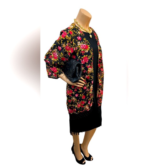 Floral cardigan with fringe 🛍️✨💕💎 - Picture 5 of 6